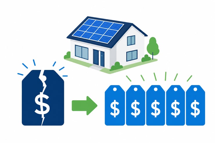 Solar Panel Budgeting Infographic